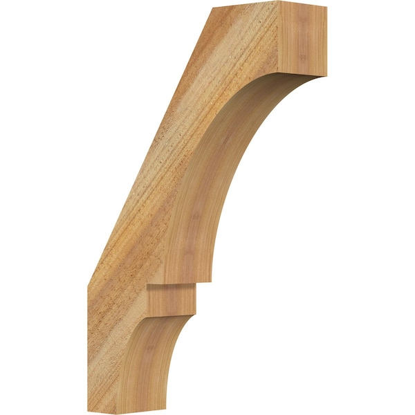 Ekena Millwork 4"W x 14"D x 22"H Balboa Rough Sawn Knee Brace, Western Red Cedar BRC04X14X22BOA00RWR - main